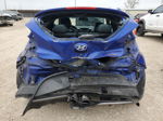 2013 Hyundai Veloster Turbo Blue vin: KMHTC6AE3DU177198