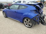 2013 Hyundai Veloster Turbo Blue vin: KMHTC6AE3DU177198