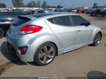 2013 Hyundai Veloster Turbo W/black Silver vin: KMHTC6AE4DU136269