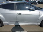 2013 Hyundai Veloster Turbo W/black Silver vin: KMHTC6AE4DU136269