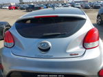 2013 Hyundai Veloster Turbo W/black Silver vin: KMHTC6AE4DU136269