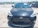 2013 Hyundai Veloster Turbo W/blue Black vin: KMHTC6AE4DU138314