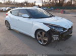 2013 Hyundai Veloster Turbo W/black White vin: KMHTC6AE4DU144064