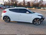 2013 Hyundai Veloster Turbo W/black White vin: KMHTC6AE4DU144064