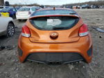 2013 Hyundai Veloster Turbo Orange vin: KMHTC6AE4DU168042