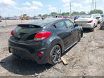 2013 Hyundai Veloster Turbo W/black Black vin: KMHTC6AE4DU169966