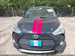 2013 Hyundai Veloster Turbo W/black Black vin: KMHTC6AE4DU169966