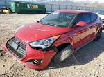 2013 Hyundai Veloster Turbo Red vin: KMHTC6AE4DU171989