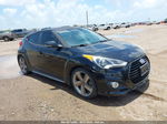 2013 Hyundai Veloster Turbo W/black Black vin: KMHTC6AE4DU177999