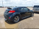 2013 Hyundai Veloster Turbo W/black Black vin: KMHTC6AE4DU177999