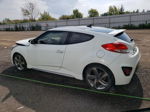 2013 Hyundai Veloster Turbo White vin: KMHTC6AE5DU086515