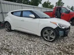 2013 Hyundai Veloster Turbo White vin: KMHTC6AE5DU095358