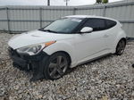 2013 Hyundai Veloster Turbo White vin: KMHTC6AE5DU095358