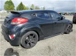 2013 Hyundai Veloster Turbo Black vin: KMHTC6AE5DU105922