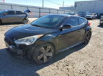 2013 Hyundai Veloster Turbo Black vin: KMHTC6AE5DU124261