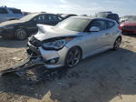 2013 Hyundai Veloster Turbo Silver vin: KMHTC6AE6DU084384