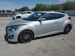 2013 Hyundai Veloster Turbo Серебряный vin: KMHTC6AE6DU114354