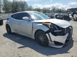 2013 Hyundai Veloster Turbo Silver vin: KMHTC6AE6DU114354