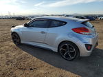 2013 Hyundai Veloster Turbo Silver vin: KMHTC6AE6DU135348