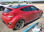 2013 Hyundai Veloster Turbo Red vin: KMHTC6AE7DU110524