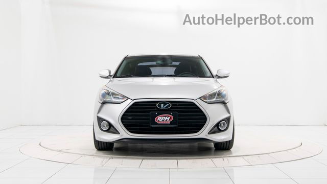 2013 Hyundai Veloster Turbo W/black Int Gray vin: KMHTC6AE7DU120664