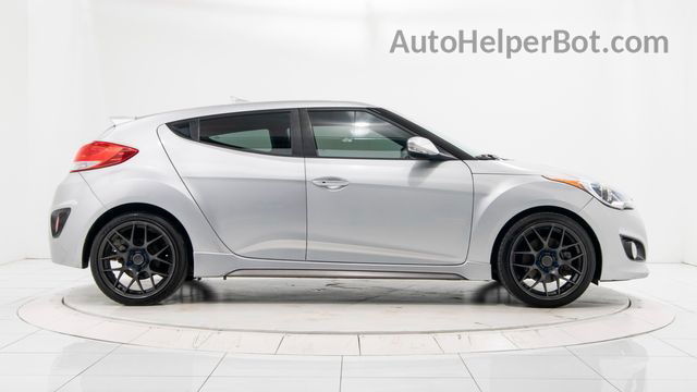 2013 Hyundai Veloster Turbo W/black Int Gray vin: KMHTC6AE7DU120664