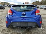 2013 Hyundai Veloster Turbo Blue vin: KMHTC6AE7DU140932