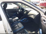 2013 Hyundai Veloster Turbo W/blue White vin: KMHTC6AE7DU143930