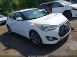 2013 Hyundai Veloster Turbo W/blue Белый vin: KMHTC6AE7DU143930