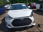 2013 Hyundai Veloster Turbo W/blue White vin: KMHTC6AE7DU143930