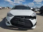 2013 Hyundai Veloster Turbo White vin: KMHTC6AE7DU157049