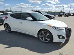 2013 Hyundai Veloster Turbo White vin: KMHTC6AE7DU157049