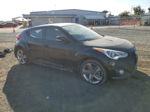 2013 Hyundai Veloster Turbo Black vin: KMHTC6AE7DU160209