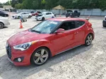 2013 Hyundai Veloster Turbo Red vin: KMHTC6AE7DU163787