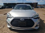 2013 Hyundai Veloster Turbo Silver vin: KMHTC6AE7DU172831