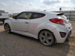 2013 Hyundai Veloster Turbo Silver vin: KMHTC6AE7DU174918