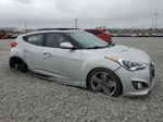 2013 Hyundai Veloster Turbo Silver vin: KMHTC6AE8DU107275