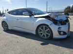 2013 Hyundai Veloster Turbo Серебряный vin: KMHTC6AE8DU108281