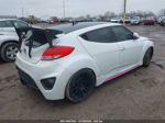 2013 Hyundai Veloster Turbo W/blue White vin: KMHTC6AE8DU108636