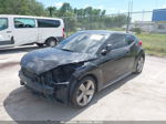 2013 Hyundai Veloster Turbo W/black Black vin: KMHTC6AE8DU120608