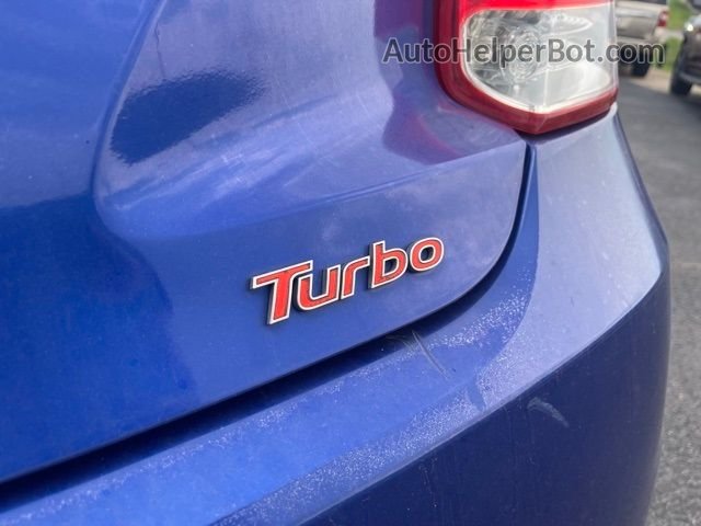 2013 Hyundai Veloster Turbo W/black Int Blue vin: KMHTC6AE8DU165032