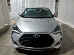 2013 Hyundai Veloster Turbo Silver vin: KMHTC6AE8DU177312