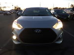 2013 Hyundai Veloster Turbo Silver vin: KMHTC6AE9DU106894