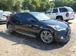 2013 Hyundai Veloster Turbo Black vin: KMHTC6AE9DU127244