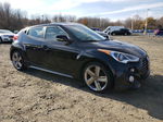 2013 Hyundai Veloster Turbo Black vin: KMHTC6AE9DU155710