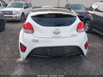 2013 Hyundai Veloster Turbo W/blue White vin: KMHTC6AE9DU163239