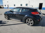 2013 Hyundai Veloster Turbo Black vin: KMHTC6AE9DU179246