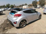 2013 Hyundai Veloster Turbo W/black Silver vin: KMHTC6AEXDU109108