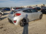 2013 Hyundai Veloster Turbo Silver vin: KMHTC6AEXDU110789