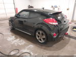 2013 Hyundai Veloster Turbo W/black Black vin: KMHTC6AEXDU112655